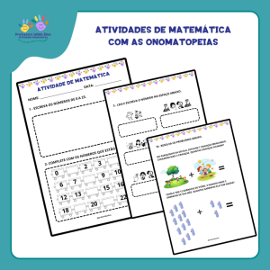 Atividade de Matemática com as Onomatopeias