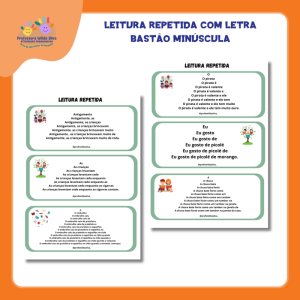Leitura Repetida com Letra Bastão Minúscula