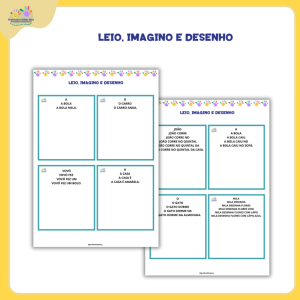 Leio, Imagino e Desenho