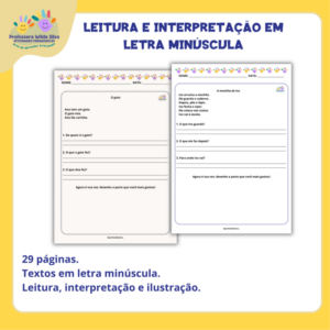 Leitura e Interpretação com Letra Minúscula
