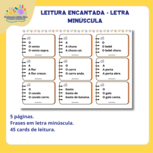 Leitura Encantada - letra minúscula